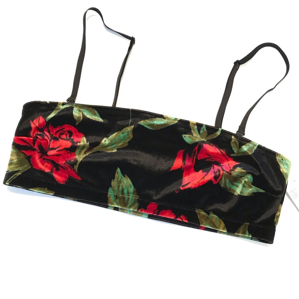 Out From Under Diandra Velour Bandeau Top Large - Picture 2 of 8